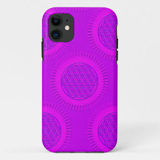 Flower Of Live - sun - seamless pattern 3 iPhone 11 Case