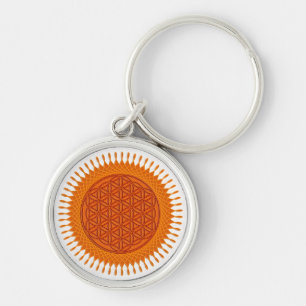 Flower Of Live / sunny design Key Ring
