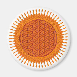 Flower Of Live / sunny design Magnet