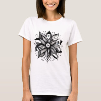 Flower of Palestine Flag, Free Palestine, Flower T-Shirt
