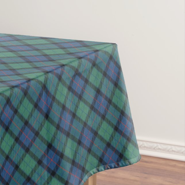 Flower of Scotland Scottish Tartan Tablecloth (In Situ)