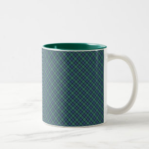 Flower of Scotland Scottish Tartan  Two-Tone Coffee Mug