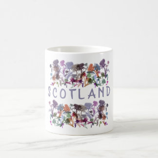 Flower of Scotland Thistles Floral Coffee Mug