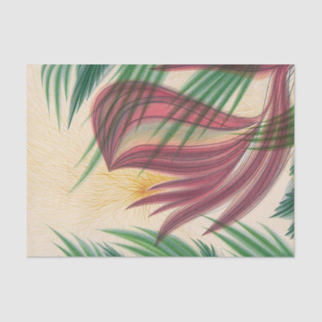 Flower of William Harman Butler by Houghton        Tissue Paper (Front)