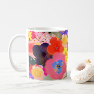 Flower oils coffee mug