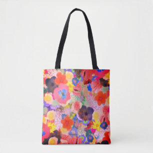 Flower oils tote bag