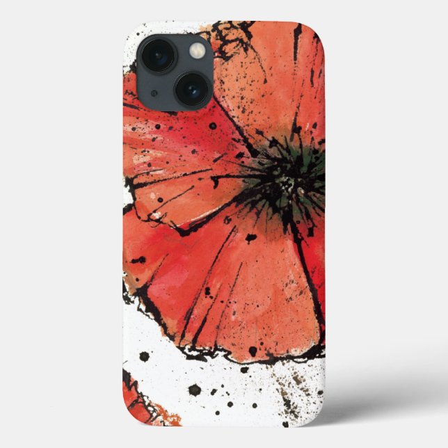 Flower on a White Background Case-Mate iPhone Case (Back)