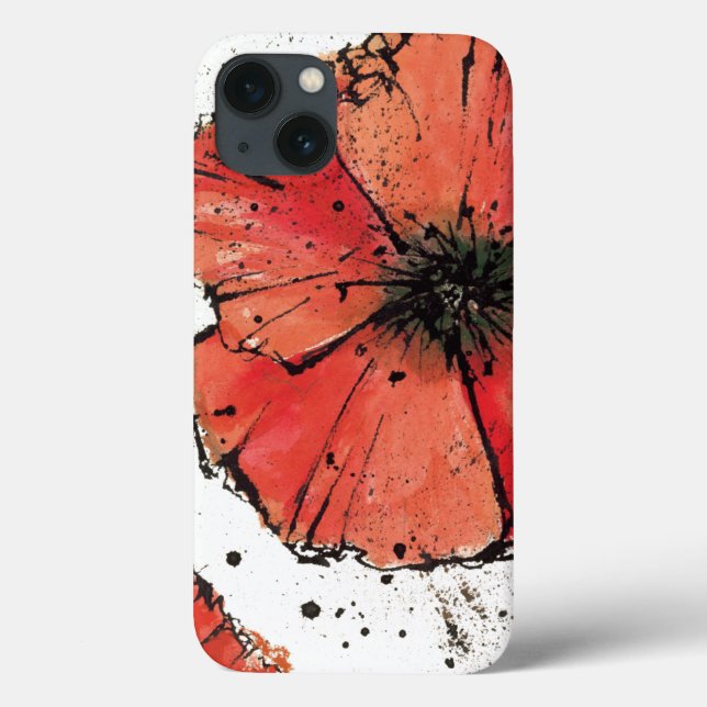 Flower on a White Background Case-Mate iPhone Case (Back)