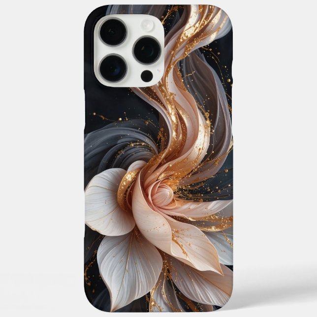 flower on grey  Case-Mate iPhone case (Back)