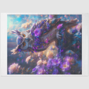 Flower Owl Tissue Paper