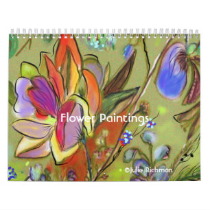Flower Paintings Calendar
