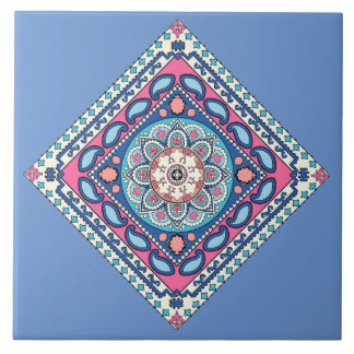 Flower Paisley™ Ceramic Tile