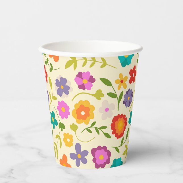 Flower Paper Cups (Front)