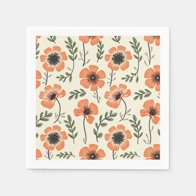 Flower Paper & Party Napkins  (Front)