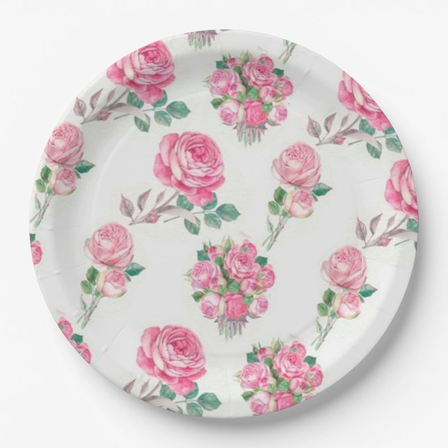 Flower Paper Plate (Front)