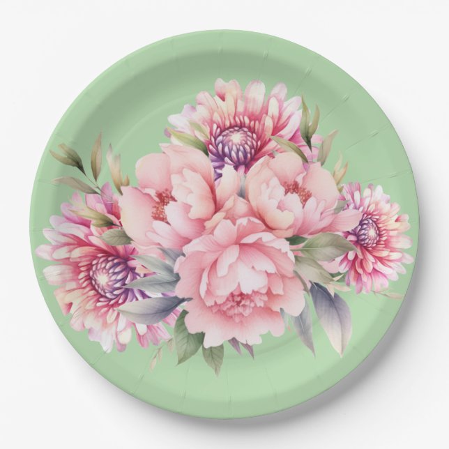 Flower Paper Plate (Front)