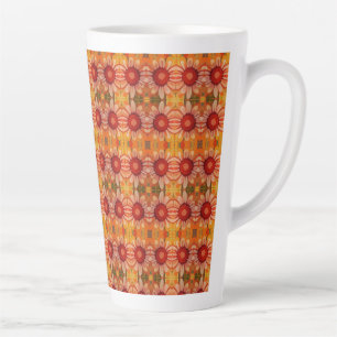 Flower Pattern 9 Matching Bubbles Cuddlebuns Latte Mug