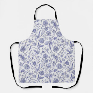 Flower pattern apron