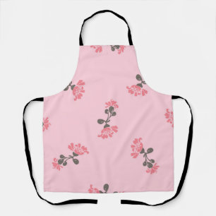 Flower pattern apron