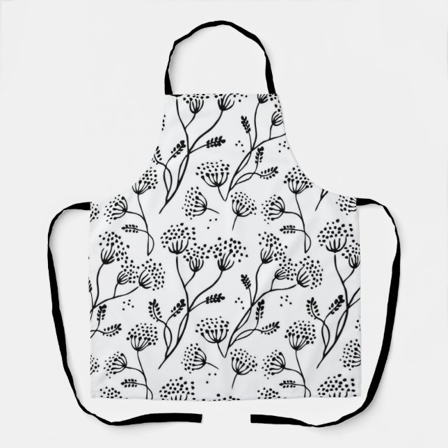 Flower pattern apron (Front)