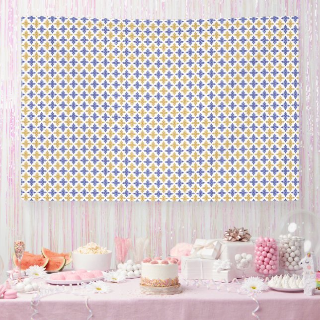 Flower Pattern Banner (Party)