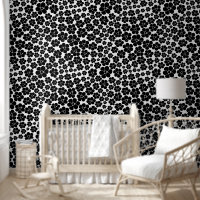 Flower Pattern - Black and White