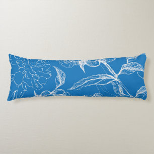 Flower pattern body cushion