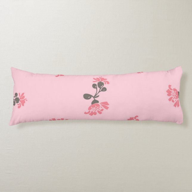 Flower pattern body cushion (Front)