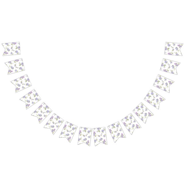 Flower pattern bunting  (All)