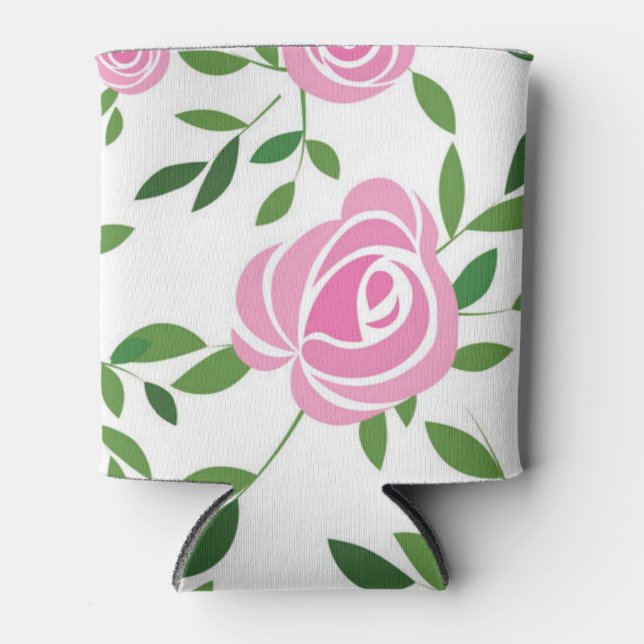 Flower pattern can cooler (Front)