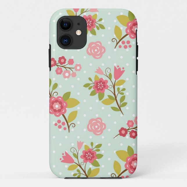 Flower pattern Case-Mate iPhone case (Back)
