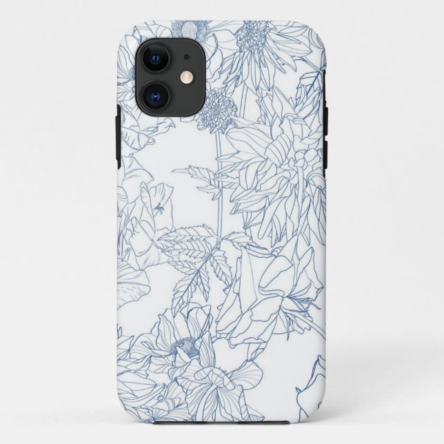 Flower pattern Case-Mate iPhone case (Back)