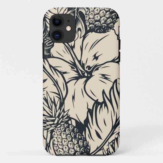 Flower pattern Case-Mate iPhone case (Back)