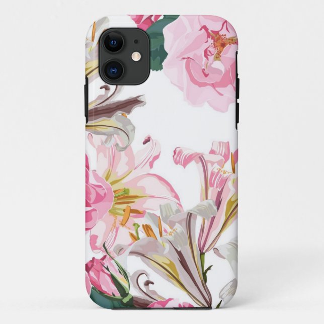 Flower pattern Case-Mate iPhone case (Back)