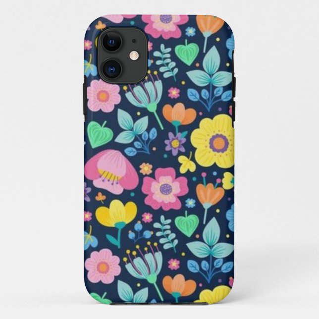 Flower pattern Case-Mate iPhone case (Back)