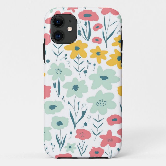 Flower pattern Case-Mate iPhone case (Back)