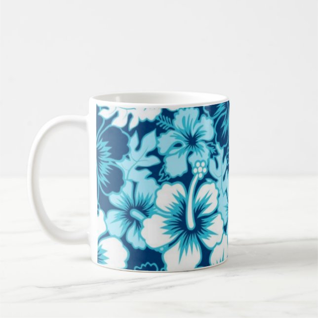 Flower pattern coffee mug (Left)