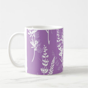 Flower pattern coffee mug