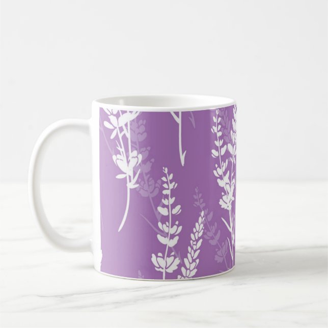 Flower pattern coffee mug (Left)