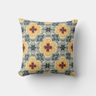 Flower pattern cushion