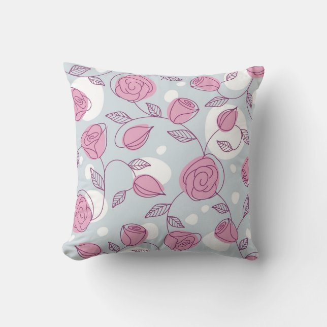 Flower pattern cushion (Front)