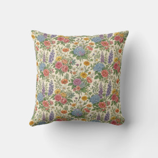 Flower Pattern Cushion