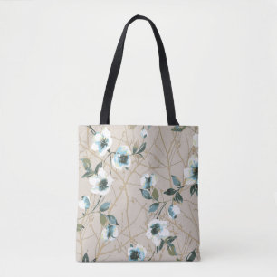 flower pattern design textile illustrationart,patt tote bag