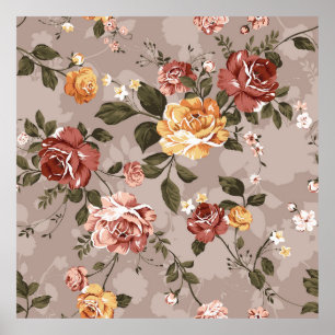 flower pattern design textile illustrationflower,a poster