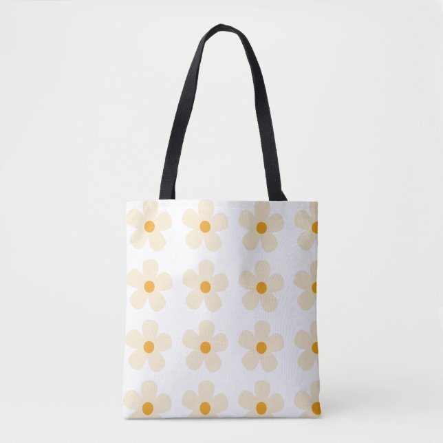 flower pattern design  tote bag (Front)