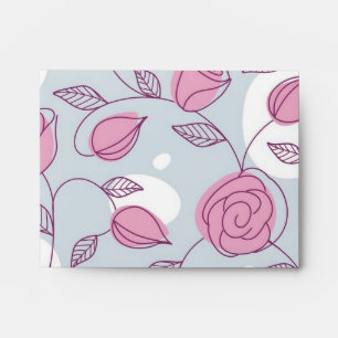 Flower pattern envelope