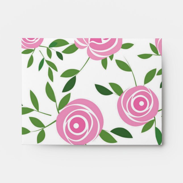 Flower pattern envelope (Front)