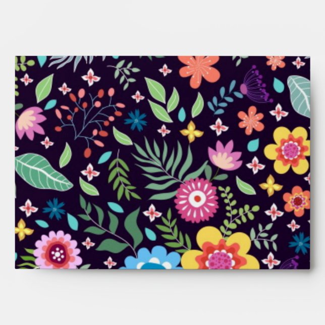 Flower pattern envelope (Front)