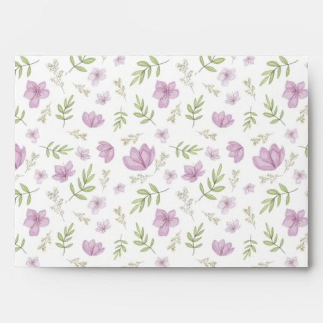 Flower pattern envelope (Front)