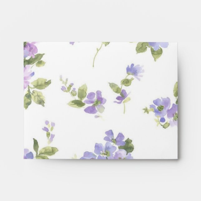 Flower pattern envelope (Front)